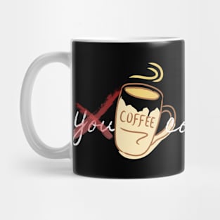 Definitely coffee -black Mug